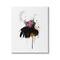 Stupell Industries Modern Female Corset Fashion Illustration Abstract Dress Canvas Wall Art